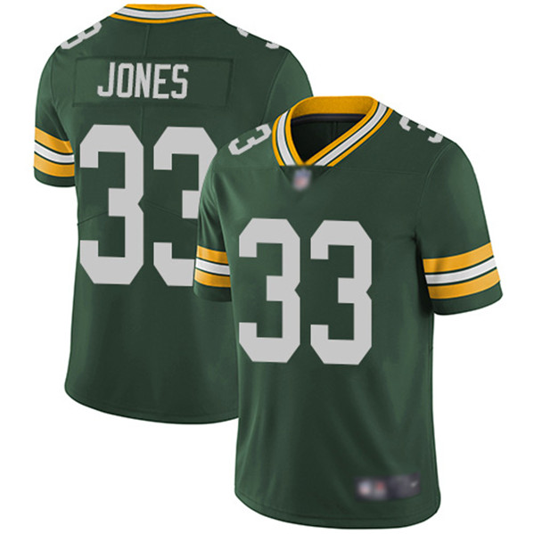 Toddlers Green Bay Packers #33 Aaron Jones Green Vapor Untouchable Limited Stitched Jersey